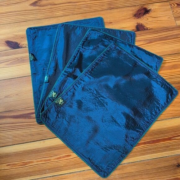 Tapisserie Tapestry by Renaissance Woven Art Green Floral Placemats, Set of 4 - Picture 2 of 10